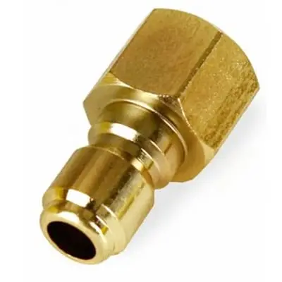 Pressure Washer Quick Coupler - Zinc Plated Steel Female Plug 1/4"