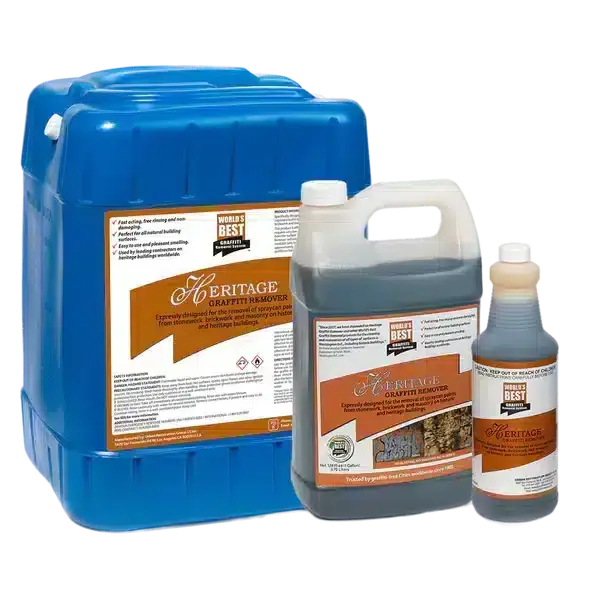 World's Best Heritage Graffiti Remover - 1 Gallon Graffiti Removal