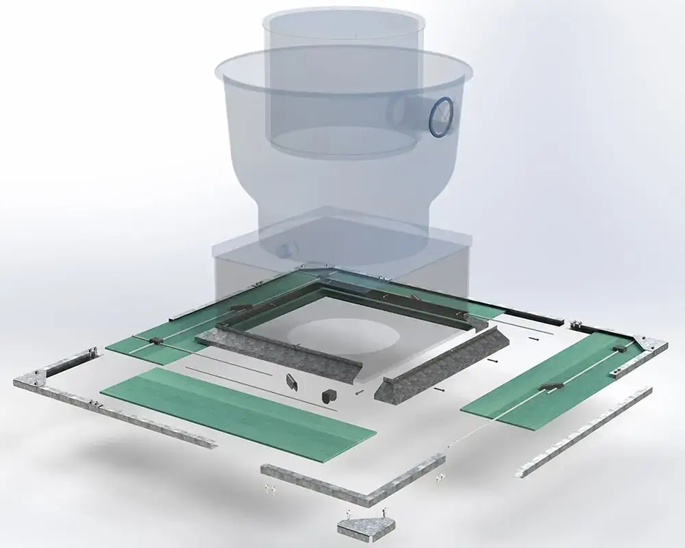 Driploc RT 360 Grease Containment System 12" Model 3312 / 16-‐41