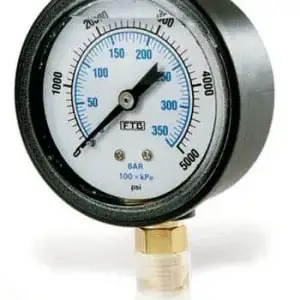 Corrosion-Resistant ABS Pressure Test Gauge 200 PSI