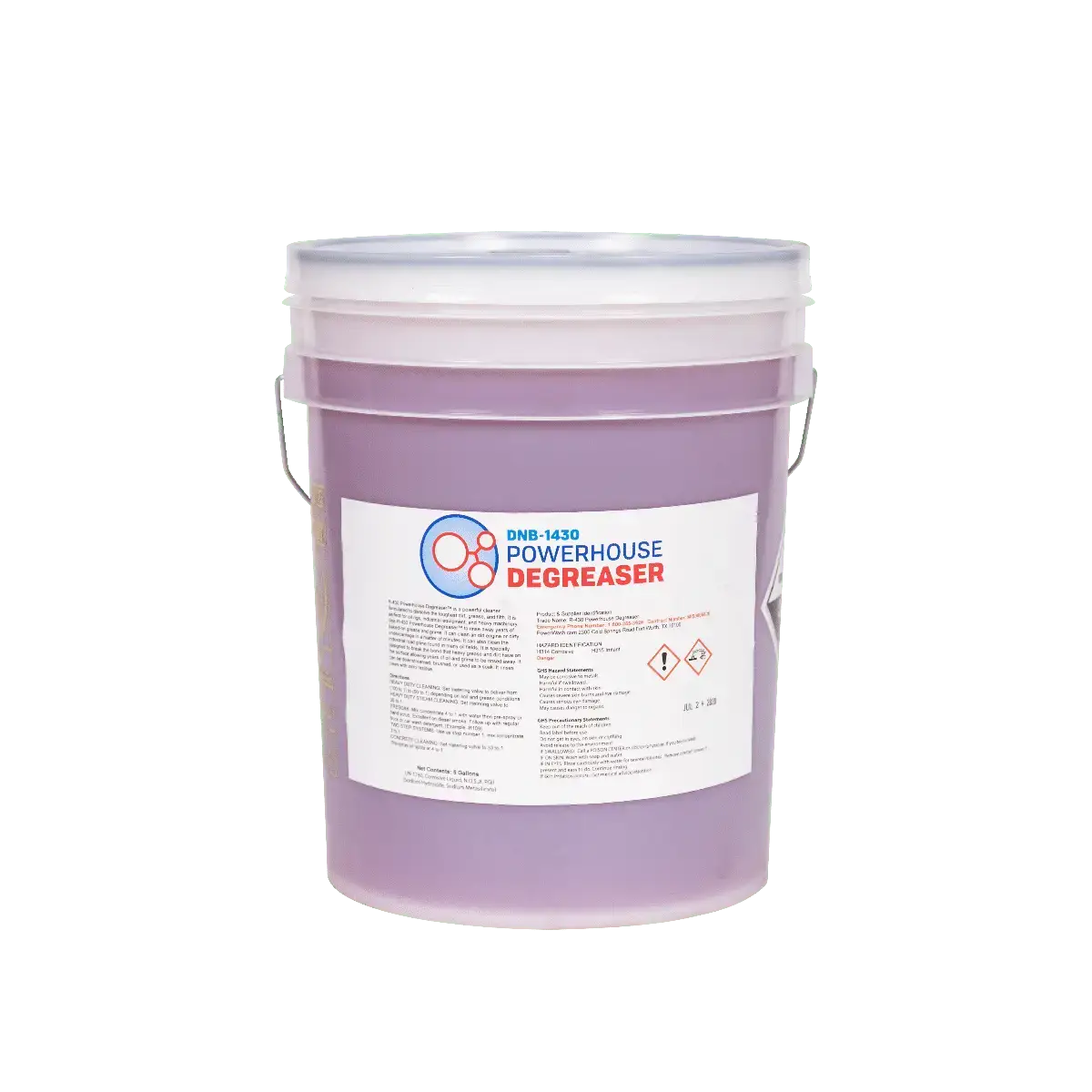 DNB Powerhouse Degreaser -5 Gallons Concrete Pressure Washer Cleaner for Powerful Cleaning