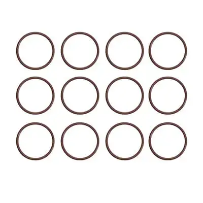 1/4 inch O Rings For Quick Couplers Viton Brown Chemical Resistant (Set of 10)